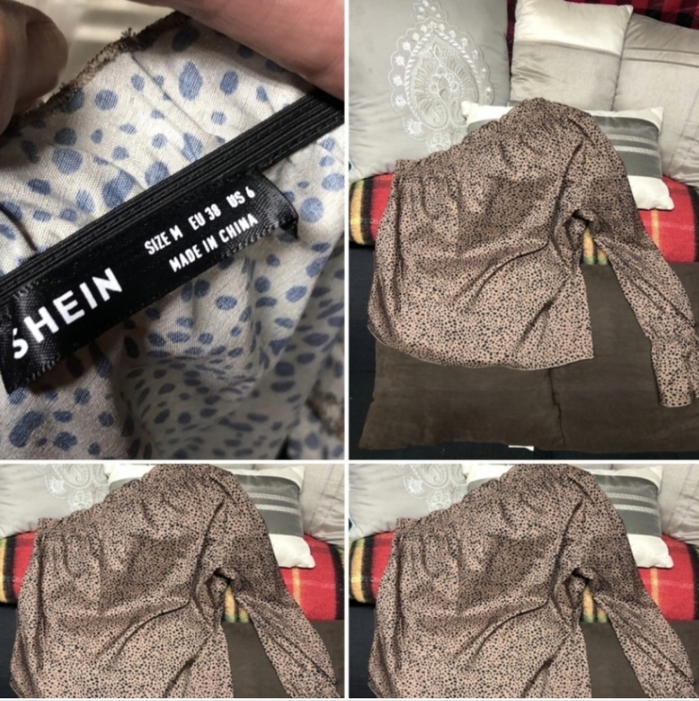 Shein brand one shoulder top